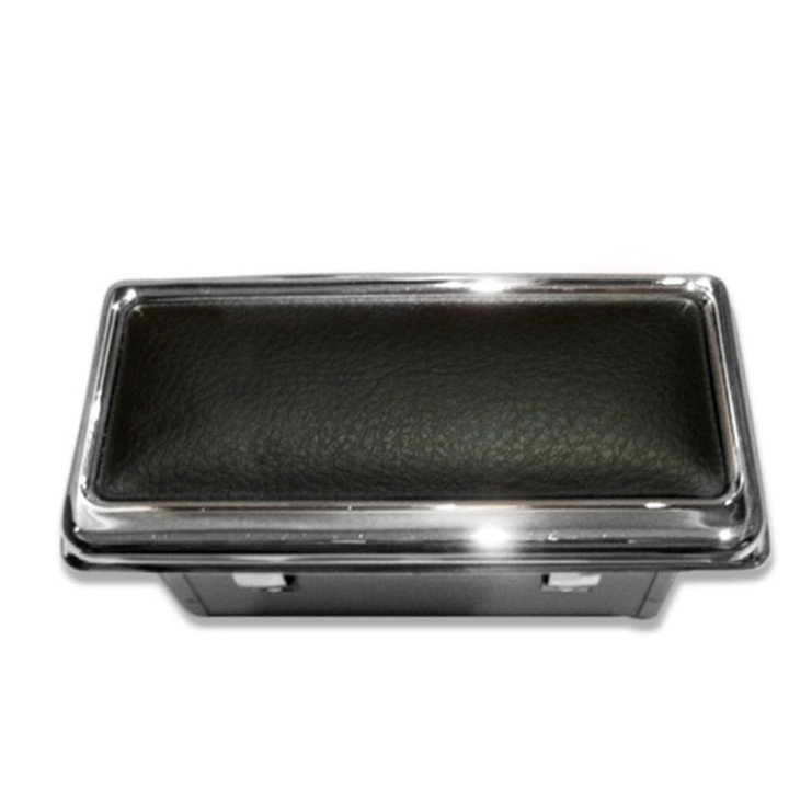 Ashtray Black Leather - W113