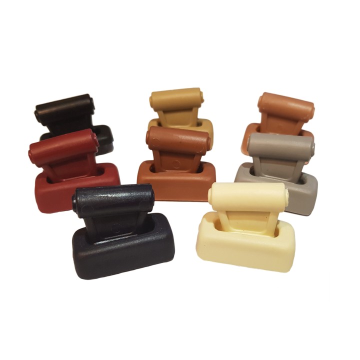 Sun Visor Clip Set Burgundy - SL 107