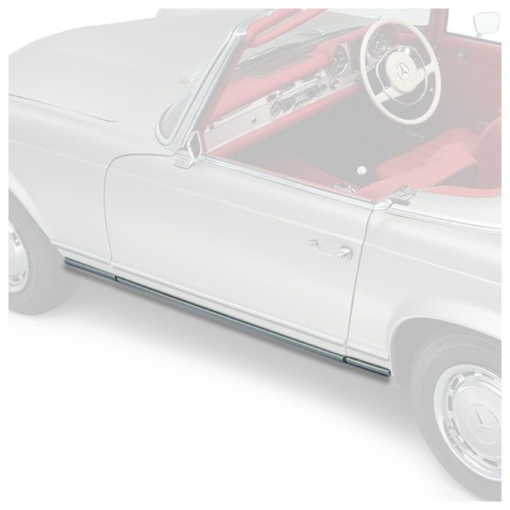 Zierleisten für Seite in Aluminium - W113