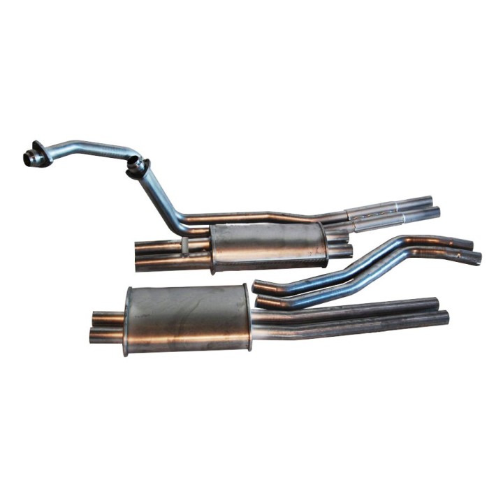 Echappement Complet en Inox  - 250SL 280SL W113 Pagoda