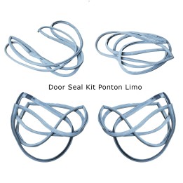 Set Deurrubbers  - W120 W121 Ponton Limousine - 1207200378 1207200478