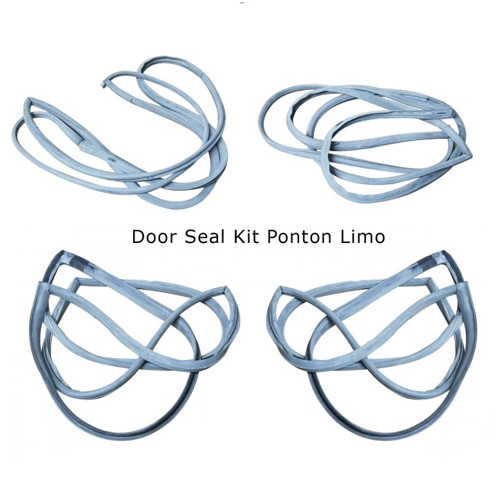 Set Deurrubbers  - W120 W121 Ponton Limousine - 1207200378 1207200478