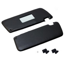 Sun Visor Set with Clips Black SL107 - PRE-ORDER