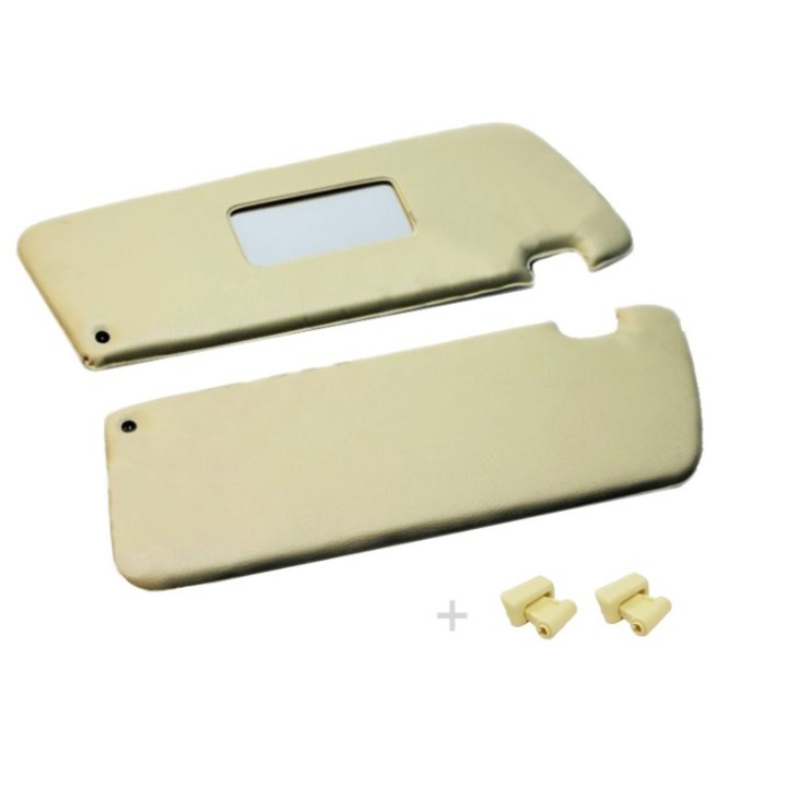 Sun Visor Set with Clips Creme SL107 - PRE-ORDER