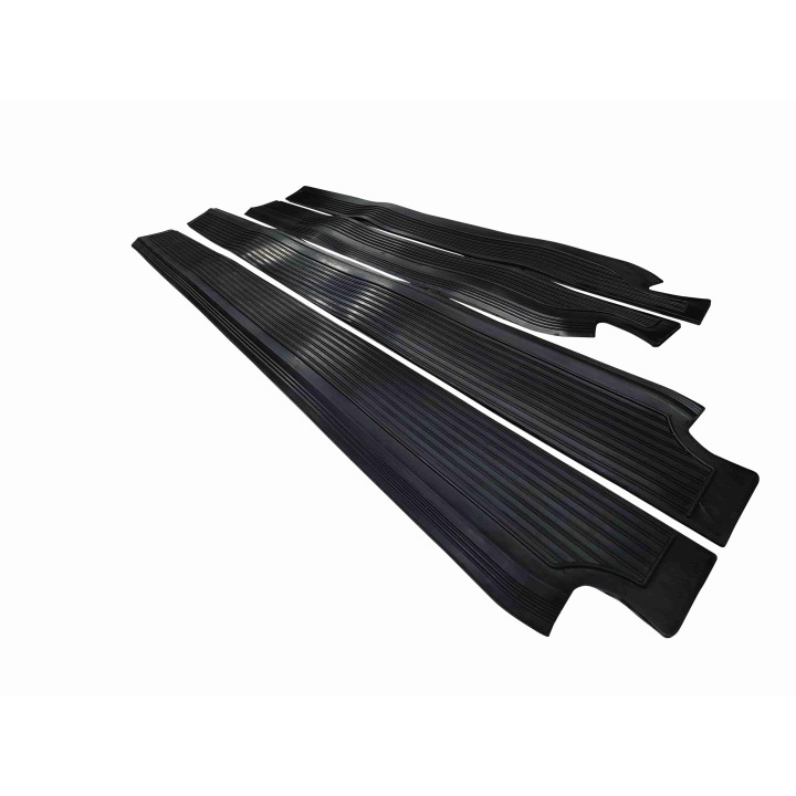 Schwellermatten Set Schwarz W108 W109