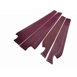 Sill Mat Set Rubber Burgundy Red W108 W109