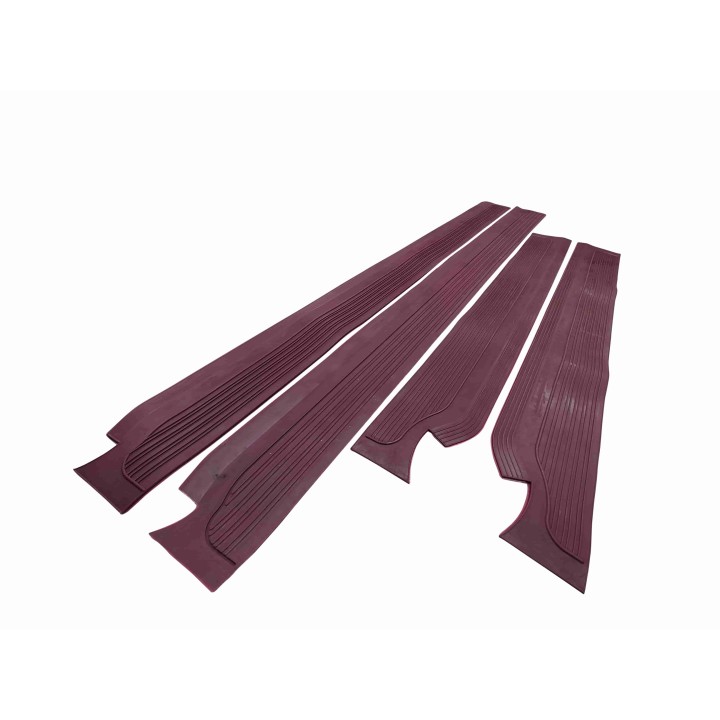 Sill Mat Set Rubber Burgundy Red W114 W115