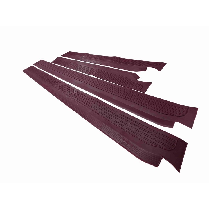 Sill Mat Set Rubber Burgundy Red W114 W115