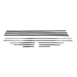 Upper Chrome Side Trims - 8 pcs - W113