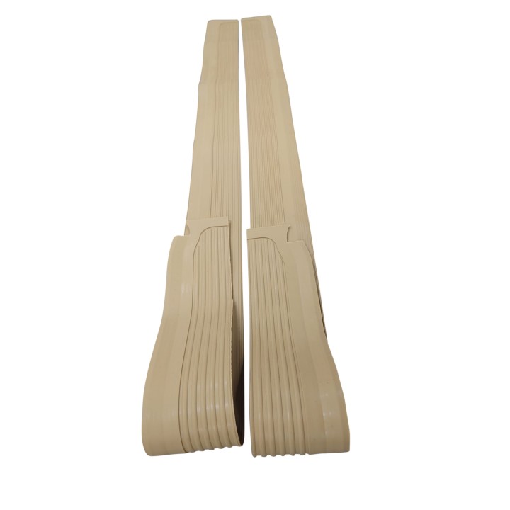 Sill Mat Set Rubber Cream W114 COUPE - 1156861380 - 1156861480