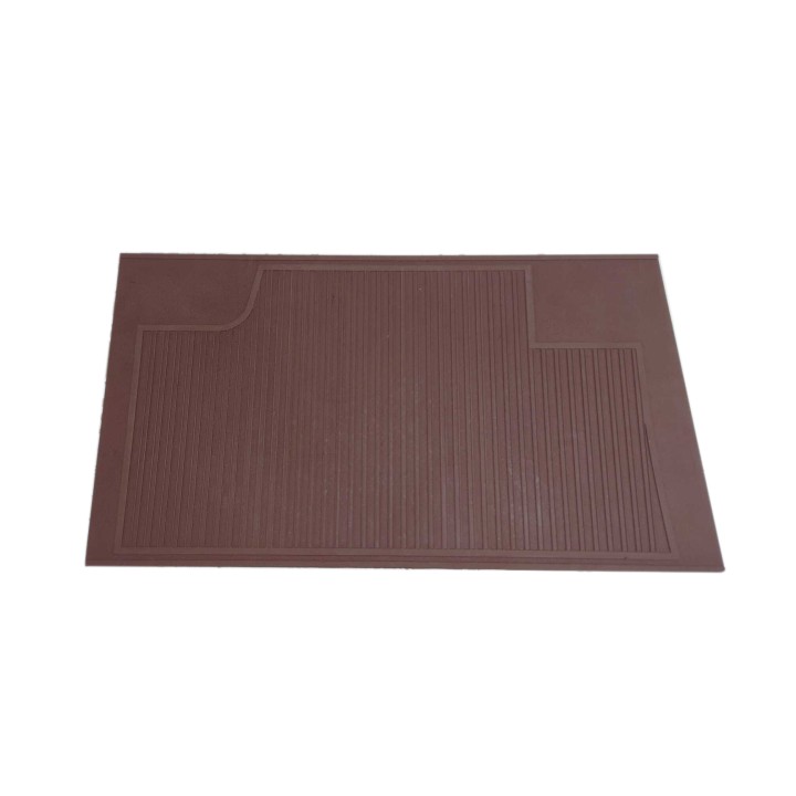 Gummi Bodenteppichmatte - Tobacco Braun - R107 SL107 SLC107
