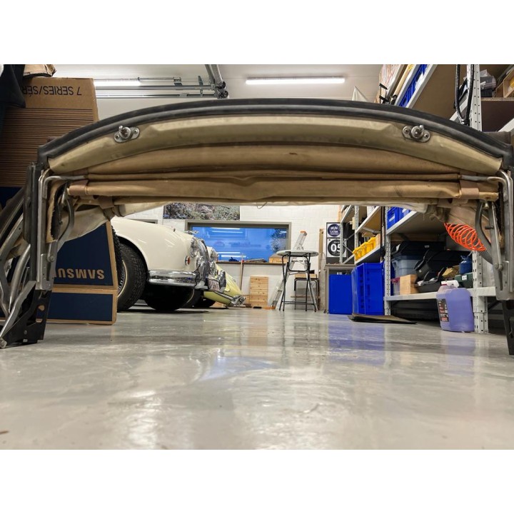 Complete Soft Top Frame with Hood R107 SL107 - 1077700002