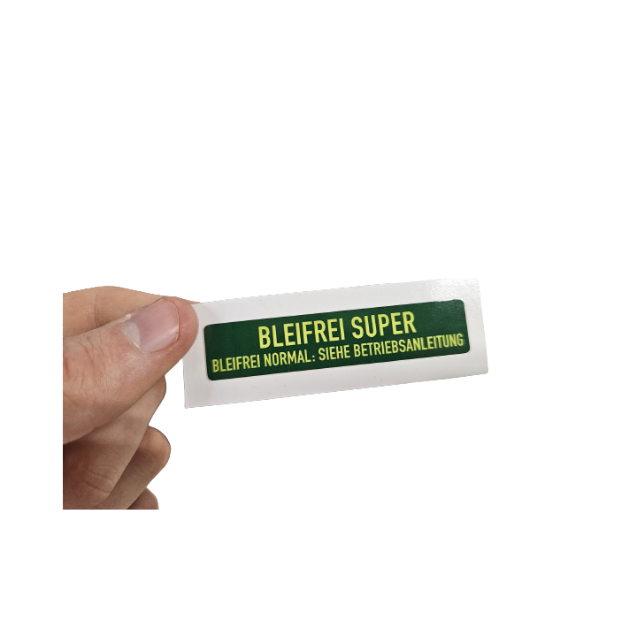 Autocollant Bleifrei Super R107 W123 W124 W126 W201 R129 - 1245845021 A1245845021