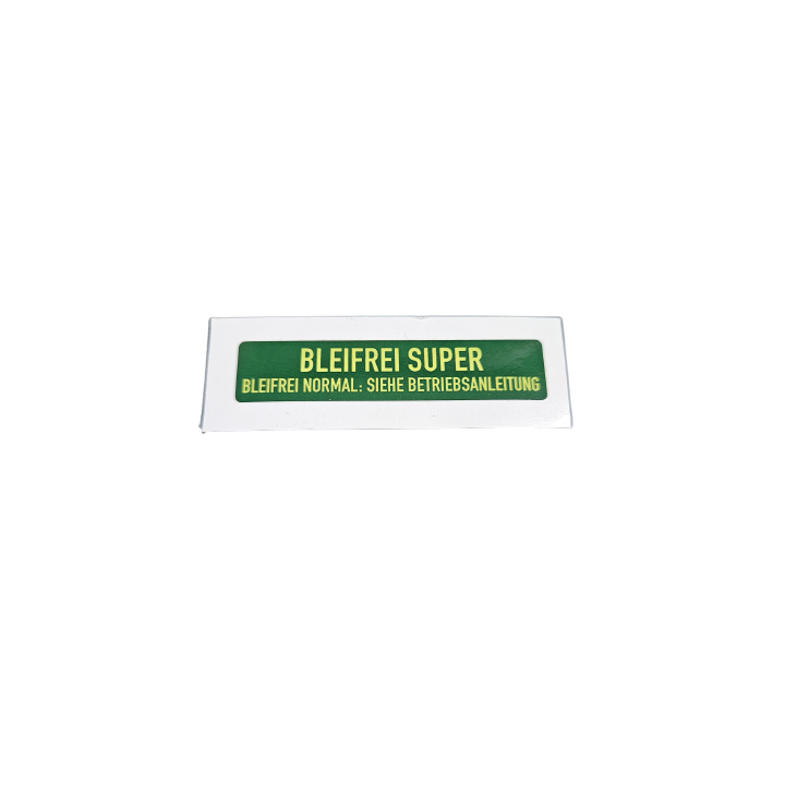 Decal Sticker Bleifrei Super R107 W123 W124 W126 W201 R129 - 1245845021 A1245845021