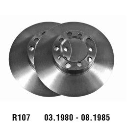 Disques de frein Avant R107 1980 - 1985