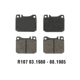 Plaquettes de frein Avant Denier R107 W123 - 0014207520 0014209920