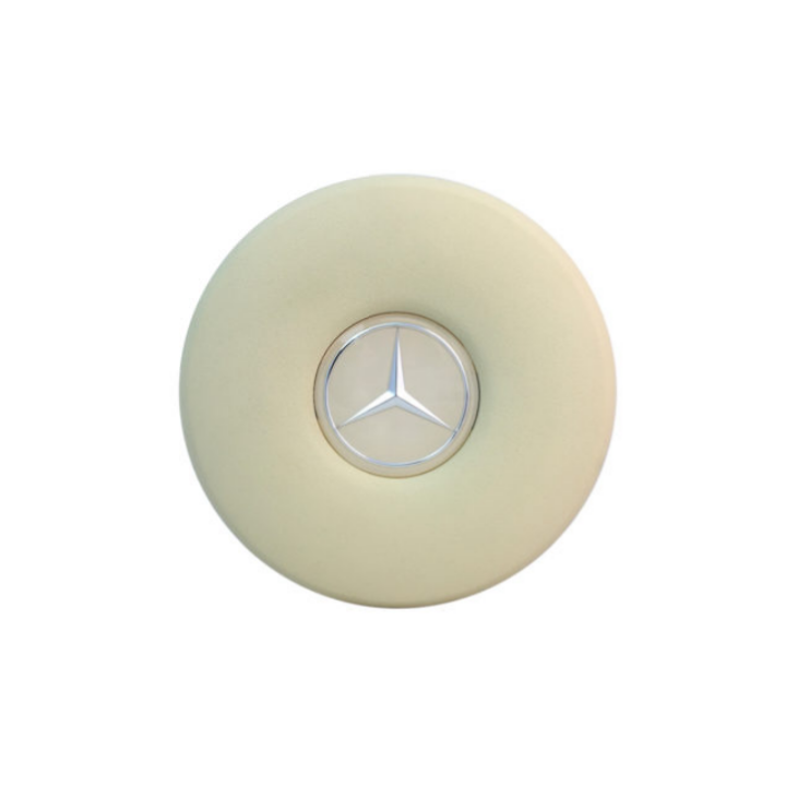 Ivory Horn Pad with Emblem W108 W109 W111 W112 W113 - 1154640342