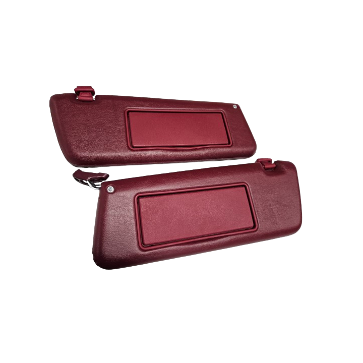 Sunvisors Burgundy Red 560SL R107 - 1078103710 1078103810