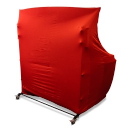Premium Soft Stretch Fabric Hardtop Trolley Cover - Red