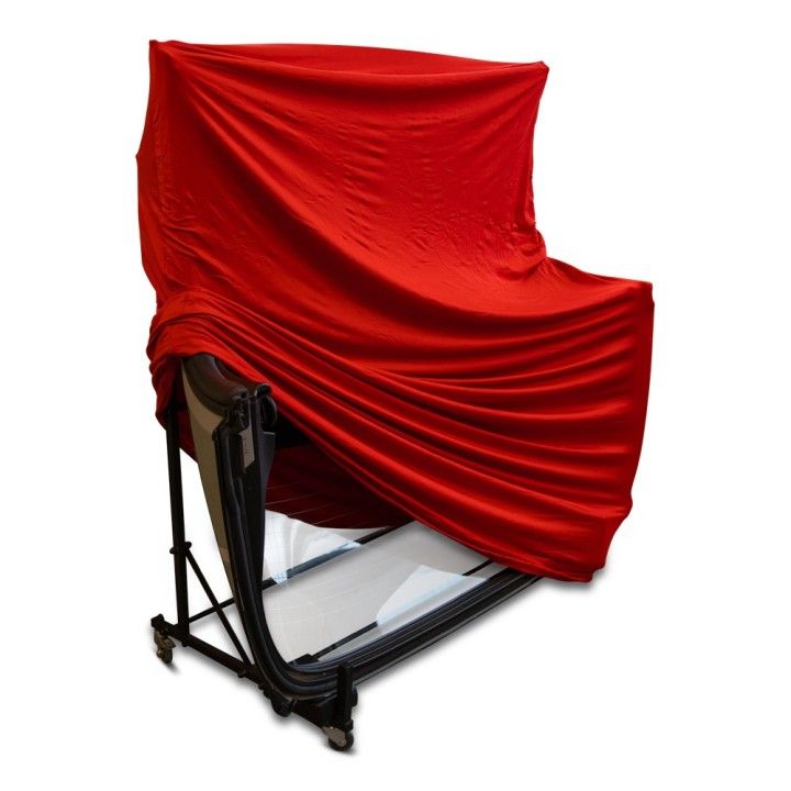 Premium Beschermhoes van Zachte Rekbare Stof Hardtopwagen - Rood