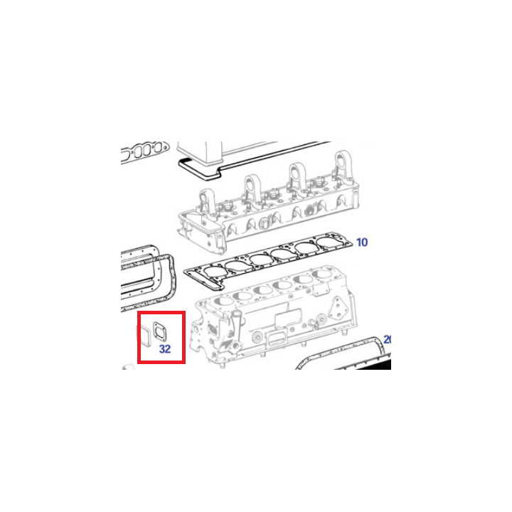 Pakking spanrolbehuizing M121 A1800110379 1800110379