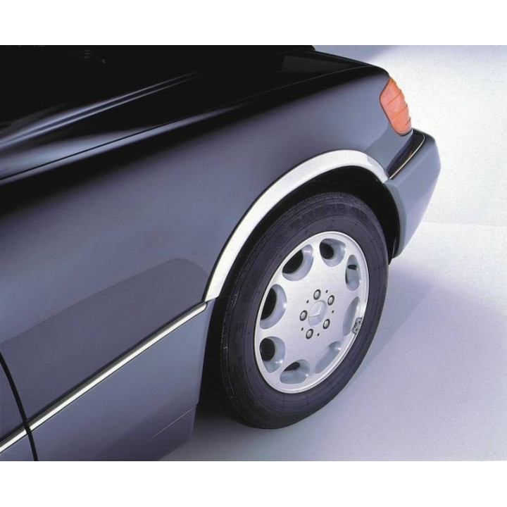 Chrom-Kotflügelleisten Satz Mercedes C140 COUPE 1991 - 1999