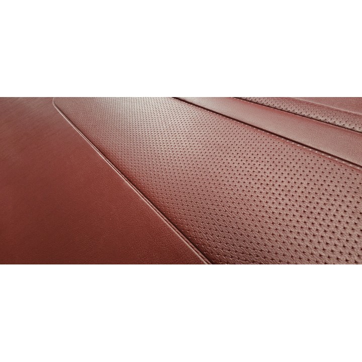 Satz Türverkleidungen Bordeaux Rot Incl Chrom Zierleiste R107 C107 1077203770 1077203870