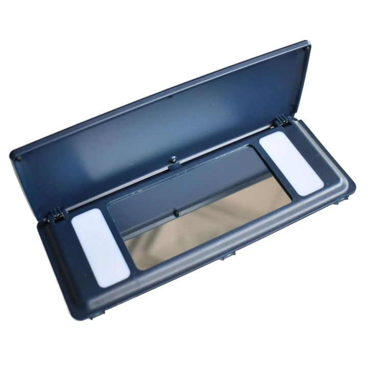 Sun Visor Vanity Mirror Blue R107 560SL W126 560SE 560SEC